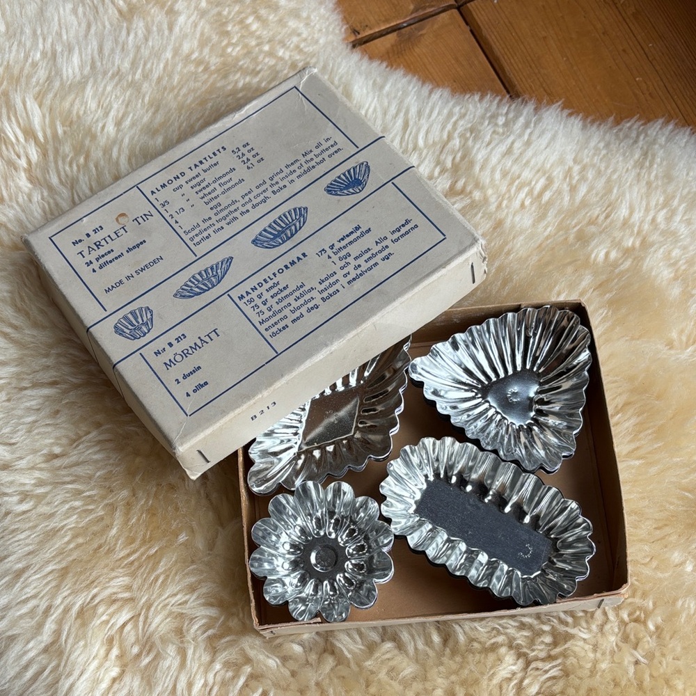 Antique Swedish Tartlet Molds